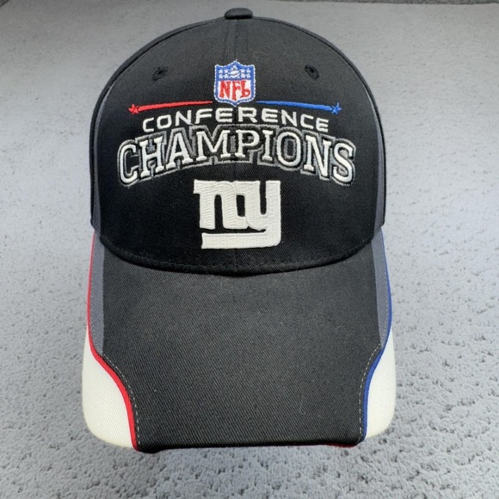 New York Giants Hat Cap Strap Back NFL Conference Champions Super Bowl XLII 42